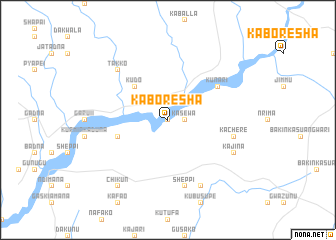 map of Kaboresha