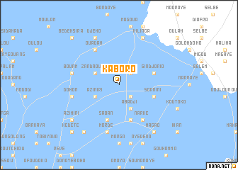 map of Kaboro
