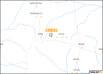 map of Kabou