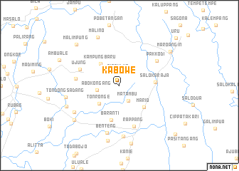 map of Kabowe