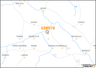 map of Kaboya