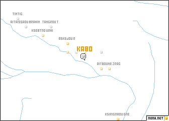 map of Kabo