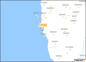 map of Kabo