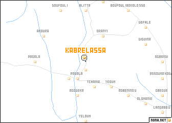 map of Kabré Lassa