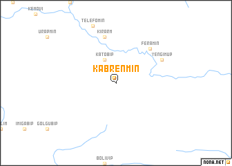 map of Kabrenmin