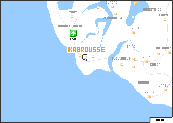map of Kabrousse