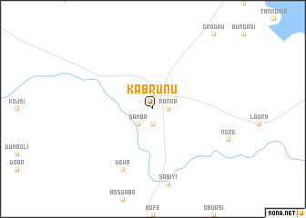 map of Kabrunu