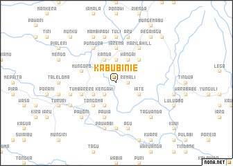 map of Kabubinie