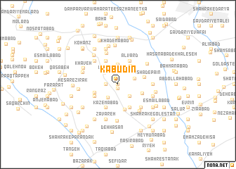 map of Kabūdīn