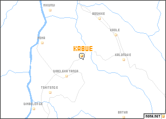 map of Kabue