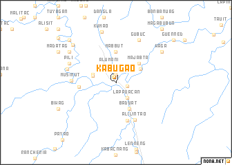 map of Kabugao