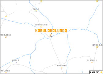 map of Kabula-Malunda