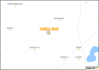 map of Kabulawa