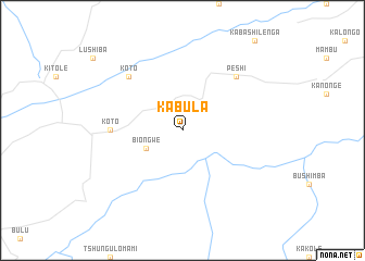 map of Kabula