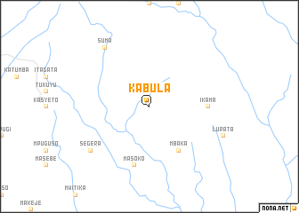 map of Kabula