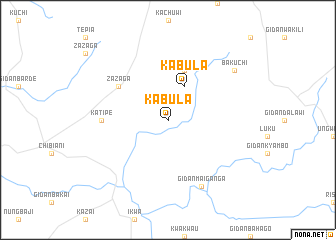 map of Kabula