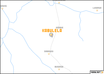 map of Kabulela