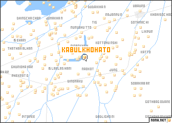 map of Kabul Khohato