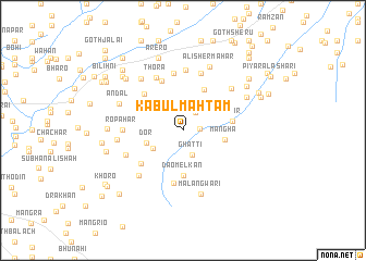 map of Kābul Māhtam