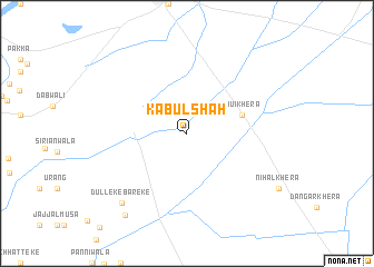 map of Kābul Shāh