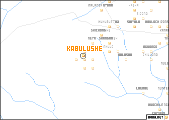 map of Kabulushe