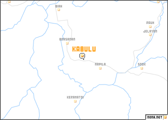 map of Kabulu