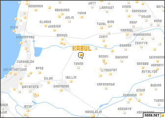 map of Kābūl