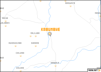 map of Kabumbwe