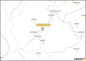 map of Kabunda