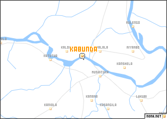 map of Kabunda