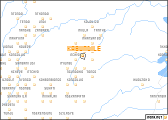 map of Kabundile