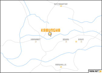 map of Kabungwa