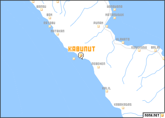 map of Kabunut