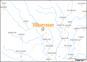 map of Kabunyagan