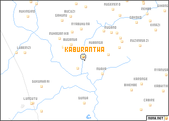 map of Kaburantwa