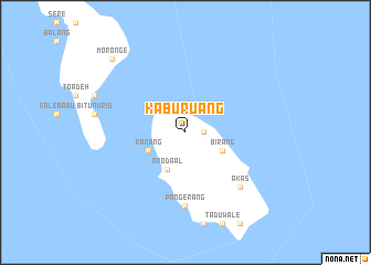map of Kaburuang