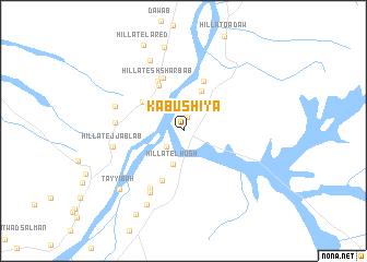 map of Kabushiya