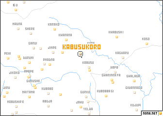 map of Kabusu Koro