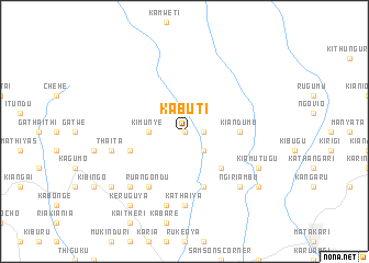 map of Kabuti