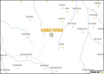 map of Kabuyanda