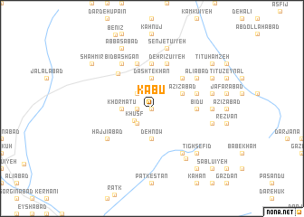 map of Kabū