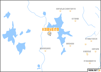 map of Kabwera