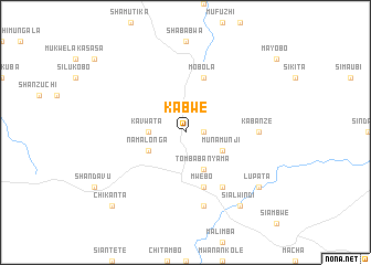 map of Kabwe