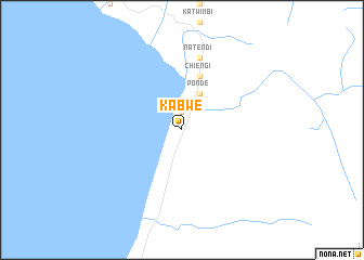 map of Kabwe