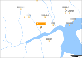 map of Kabwe