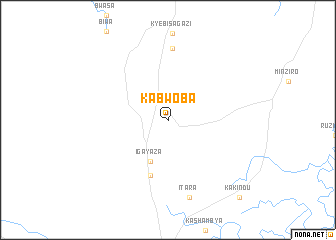 map of Kabwoba