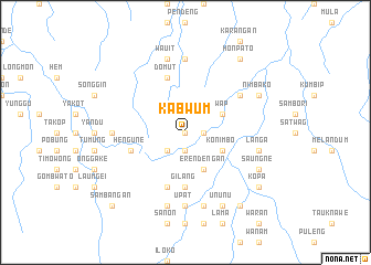 map of Kabwum