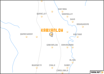 map of Kabxanlow
