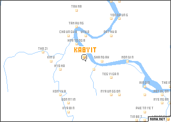 map of Kabyit