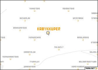 map of Kabyk-Kuper